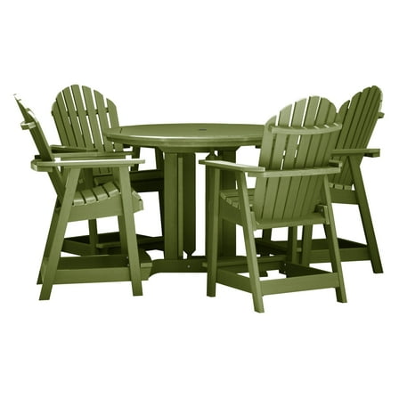 highwood® Eco-Friendly Hamilton 5pc Round Counter Dining Set