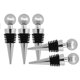 thumbnail image 2 of Gearmax® Wine Upscale Tapones para botellas de vino Tapones para botellas de vino de acero inoxidable Tapones reutilizables (5 piezas) Vhermosa LKX-0421, 2 of 7
