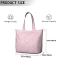 thumbnail image 5 of Flower Women's Large Weekend Travel Bag Moving Canvas Handbag Thick Double Layer Beach Weekend Travel Unisex Hospital Maternity Delivery with Toiletry Waterproof, 5 of 5