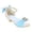 a-Blue4517, variant on FINALGANG Girls Kids Satin Bow Pearl Rhinestone Decor Sandals Ankle Strap Block Lightweight Heel Pumps For Party Casual Daily Wear Trendy Shoes