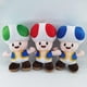 thumbnail image 4 of Mushroom Red Toad Plush Standing Position, Cuddly Cartoon Game Stuffed Toy Doll 8', Deep Red, 4 of 4
