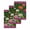 Dark Red Green, variant on Spring Flowers Kitchen Dish Towels for Drying Dishes Set of 3, Purple Boho Farmhouse Botanical Florals Waffle Weave Microfiber Hand Tea Bathroom Towels Quick Dry & Absorbent Towel 15.7x23.6