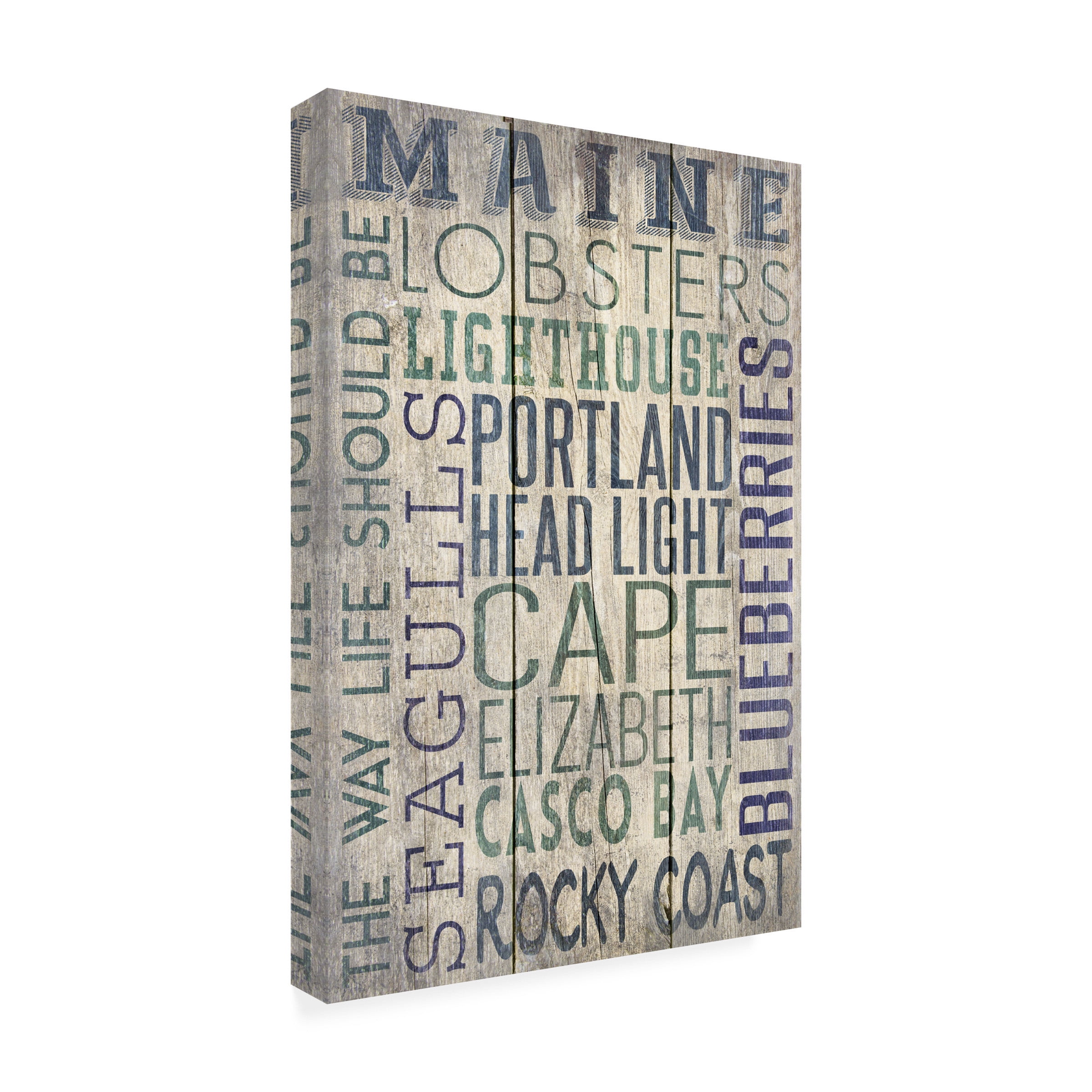 Lantern Press 'Maine 2' Canvas Art