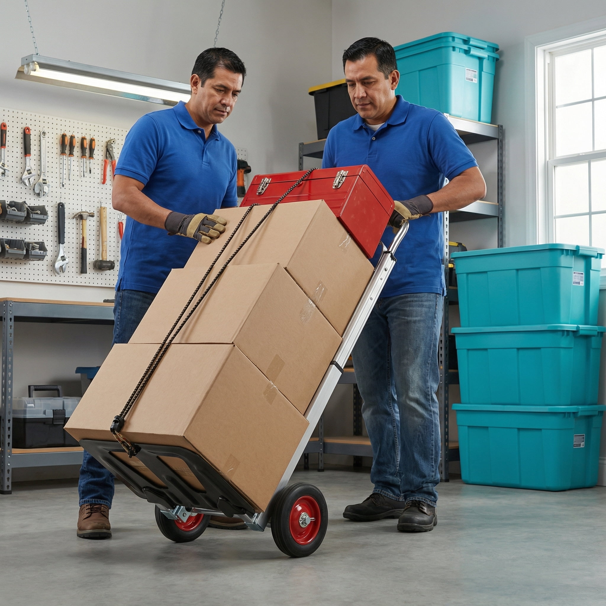 Takira Folding Hand Truck, Aluminum Construction with 6 inch Rubber Wheels for Moving Boxes,Delivery