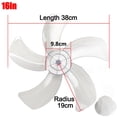 thumbnail image 2 of Lame de Ventilateur de Table de Remplacement Performance Durable en Plastique, 2 of 9