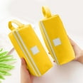 thumbnail image 3 of Taotanxi Large Capacity Pencil Pouch Multi-Use Pencil Case Organizer, Portable Pencil Bags Nylon with Zipper, Yellow, 3 of 6
