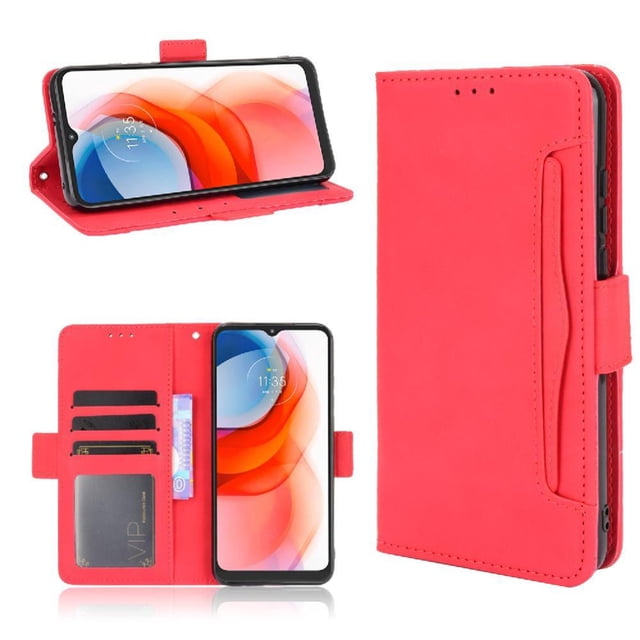 Funda Tipo Billetera GANGXUN para Motorola MOTO G Play 2021 – Tapa Flip con Tarjetero