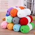 thumbnail image 4 of 12Skeins/Set White DIY Milk Cotton Wool Yarn with Crochet Hooks and 120Pcs Stitch Markers for Crochet Craft Sweater Hat Dolls Soft, 4 of 6