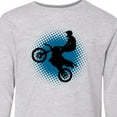 thumbnail image 4 of Inktastic Motocross Rider Freestyle Sports Long Sleeve Youth T-Shirt, 4 of 5