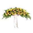 thumbnail image 2 of 29 inch Artificial Swag Floral Garland Arch Wreath Centerpiece for Door Garden, 2 of 8