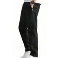 thumbnail image 5 of Floleo Summer Men's and Big Men's Pants Thin Fashion Elastic Waist Straight Leg Solid Color Versatile Pants for Men, Size M-6XL, 5 of 6