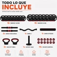 thumbnail image 2 of Kit Set Mancuerna 5en1 Ajustable 30 Kg Pesa Barra Kettlebell Centurfit, 2 of 7