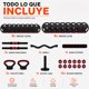 thumbnail image 2 of Kit Set Mancuerna 5en1 Ajustable 30 Kg Pesa Barra Kettlebell Centurfit, 2 of 7