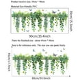 thumbnail image 2 of Flower Vine Green Plant Butterfly Wall Stickers Living Room Bedroom Decoration Mural Home Decor Beautify Self-adhesive Wallpaper, 2 of 6