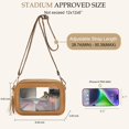 thumbnail image 2 of Bandolera transparente, aprobada por el estadio LOXOMU, impermeable, 2 of 5