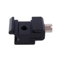thumbnail image 3 of Hilitand Adaptador de Montaje de Zapata de Flash, Adaptador de Soporte de Tornillo Ajustable de Rosca de 1/4, Adaptador de Soporte de Flash de Zapata fría de Metal para cámara Ecomeon  no, 3 of 6