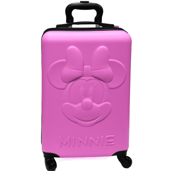 Wholesale Disney Minnie Mouse 18-Inch Molded Hard-Sided Kids Carry-On Spinner Luggage