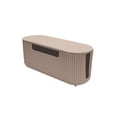 thumbnail image 2 of Desktop Cable Management Box, Sturdy Plastic Power Strip Organizer with Ventilation for Wires, 2 of 6