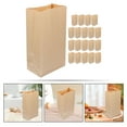 thumbnail image 4 of BESTYASH 20Pcs Greaseproof Kraft Paper Bags for Lunch Snacks Cookies Pastries with Foldable Leak Proof Design, 4 of 8