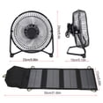 thumbnail image 3 of Cargador solar 7W 5.5V Camping al aire libre Energía solar Bolsa plegable Cargador de teléfono con cable para iluminación del hogar Camino de césped de jardín al aire libre, 3 of 5