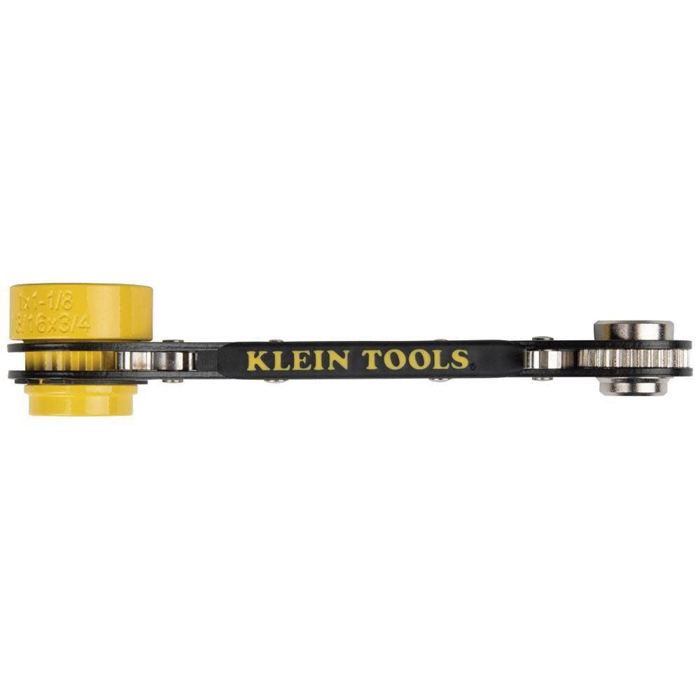 Klein Tools KT155T 6-in-1 Lineman's Ratcheting Wrench
