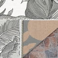 thumbnail image 2 of Couristan Dolce Flora 4' x 5'10" Snow Indoor/Outdoor Rug, 2 of 7