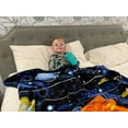 thumbnail image 5 of Solar System Fleece Blanket for Bed - 50" x 60" Plush Fleece Space Blanket for Kids, Boys, and Men - Super Soft Planetary Throw Blanket with Outer Space Design - Queen Size Blanket, 5 of 6