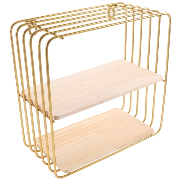 Wood Wall Storage Rack Floating Nightstand Shelf Home Decor Display Shelving Organizer for Bedroom Living Room
