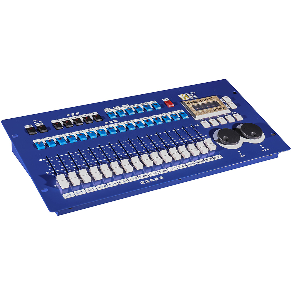 Professional DJ Console  Kingkong 256A DMX Controller with Flight Case DJ Equipment for Mini Party Wedding Lighting Control
