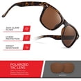 thumbnail image 3 of Gafas de sol Retro Rewind Polarized UV400 para hombre y mujer, 3 of 6