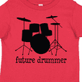 thumbnail image 4 of Inktastic Future Drummer Boys or Girls Toddler T-Shirt, 4 of 5