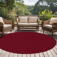 thumbnail image 4 of Non-Slip Rug Pad Rugs Wine Red Dark Maroon Round Area Rugs 5Ft Soft Carpet Pads for Living Room Kids Room, Burgundy Red, 4 of 9