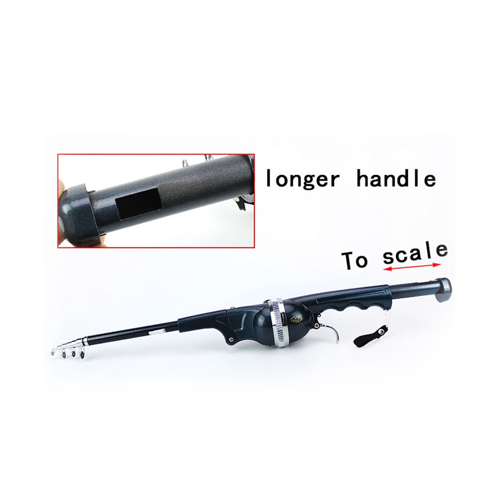 Fishing Rod and Reel Combos Carbon Fiber Telescopic Fishing Pole with Reel Combo Sea Saltwater Freshwater Kit Fishing Rod Kit As Shown