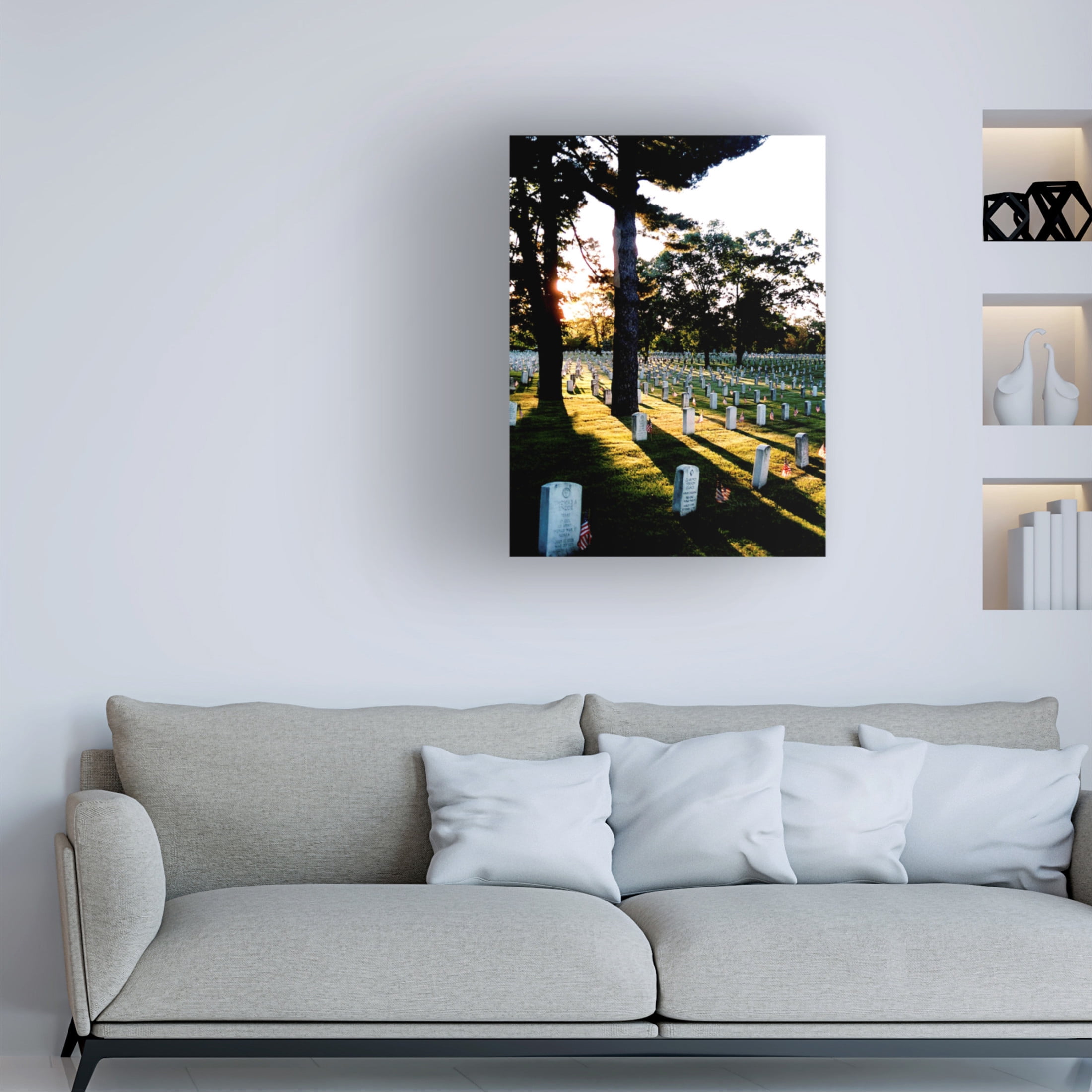 Canvas Wall Art - DANE 'Washington DC 46' Wall Art for Living Room, Bedroom, or Office Décor by Trademark Fine Art - 24 x 32 Inches