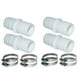 thumbnail image 3 of Conversión de manguera de piscina, accesorios adaptadores de manguera de piscina, fácil de usar, reemplaza la manguera 4 adaptador 8 Abrazadera, 3 of 9