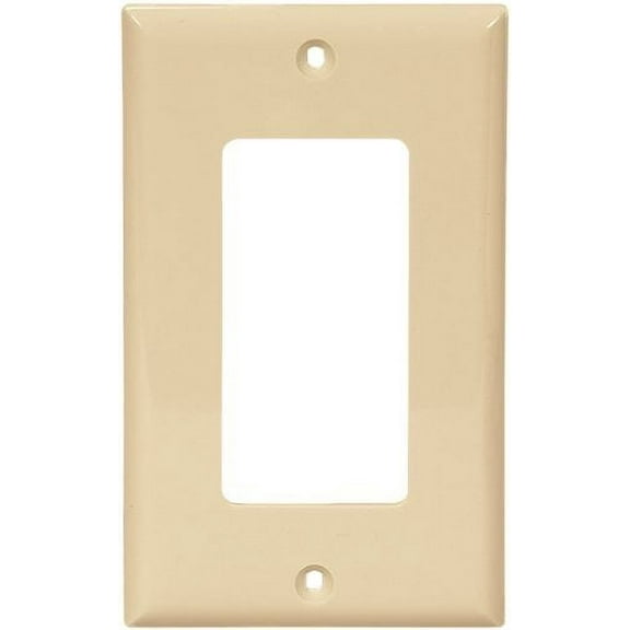Cooper 5151V Ivory Unbreakable Single Gang Decorator Wall Plate