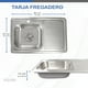 thumbnail image 5 of TARJA FREGADERO DE SOBREPONER CON ESCURRIDOR Y CONTRACANASTA MARCA GRAVITA, 5 of 5