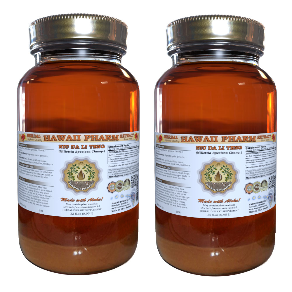 Niu Da Li Teng (Millettia Speciosa Champ.) Tincture, Dried Stems Liquid