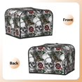 thumbnail image 3 of Lsque Skulls Roses Print 4 Slice Toaster Cover , Kitchen Appliance Dustproof Protector , Toaster Protector Dustproof Kitchen Appliance Cover, 3 of 7