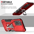 thumbnail image 4 of Phone Case for Xiaomi Redmi Note 11 Pro with Magnetic Kickstand, Military Grade Shockproof Heavy Duty Protective Phone Cover for Xiaomi Redmi Note 11 Pro+ JQMint Green, 4 of 8