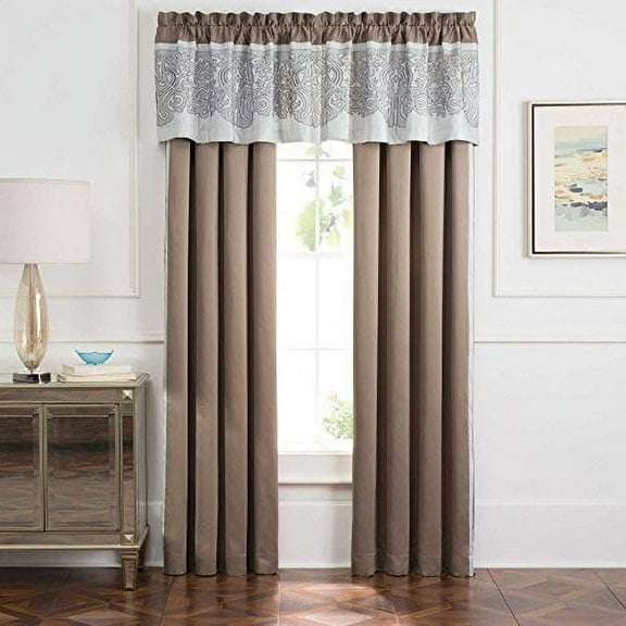 Torino 84" Window Panel Pair In Ivory/beige