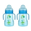 MAM Trainer Bottle Bundle, 8oz, 1 Pack (2 Count), Boy