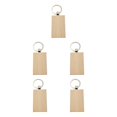 thumbnail image 1 of relayinert 1/2/3/5 Wood Key Chain Craft Blank Keyring Gift Personalized Pendant Hanging Outdoor Holder Handicraft Organizer Accessory Type 2 5PCS, 1 of 6