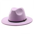 thumbnail image 3 of JFBUJC Women Or Men Woolen Felt Fedora Hat, 3 of 5