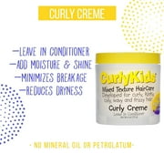 Curly Kids Creme Leave-In Conditioner, 6 oz, Cream, Moisturizing, Jar, Unisex
