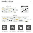 thumbnail image 3 of Circular Pattern Design Single Compact Faucet Drying Pad 14.7x5.4in Absorbent Mat for Small Sinks, Vanity Countertops, 3 of 10