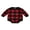 Red Plaid, variant on Bagilaanoe Newborn Baby Girl Boy Oversized Romper Sweatshirt Long Sleeve Bodysuit Plaid Pullover 6M 12M 18M 24M Infnat Fall Tee Tops
