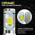 thumbnail image 4 of 2x H8 LED Angel Eyes Halo Ring Light Bulbs Xenon For BMW E92 80W 6000K White, 4 of 8