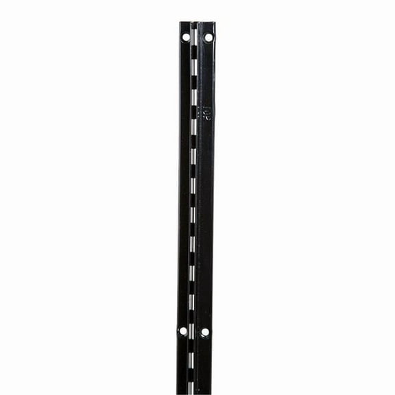 Econoco - SSRBB6 - 6' Black Beacon Line Recessed Slotted Standard for Slatwall - Sold in Pack of 5