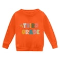 thumbnail image 3 of Boys Sweatshirts Childrens Print Pullover Crew Neck Long Sleeve Sweatshirt Hoodless Top Orange 5-6 Years, 3 of 4